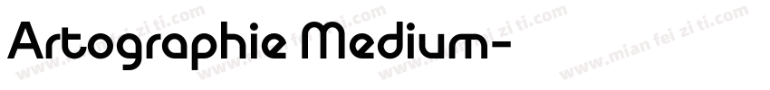 Artographie Medium字体转换